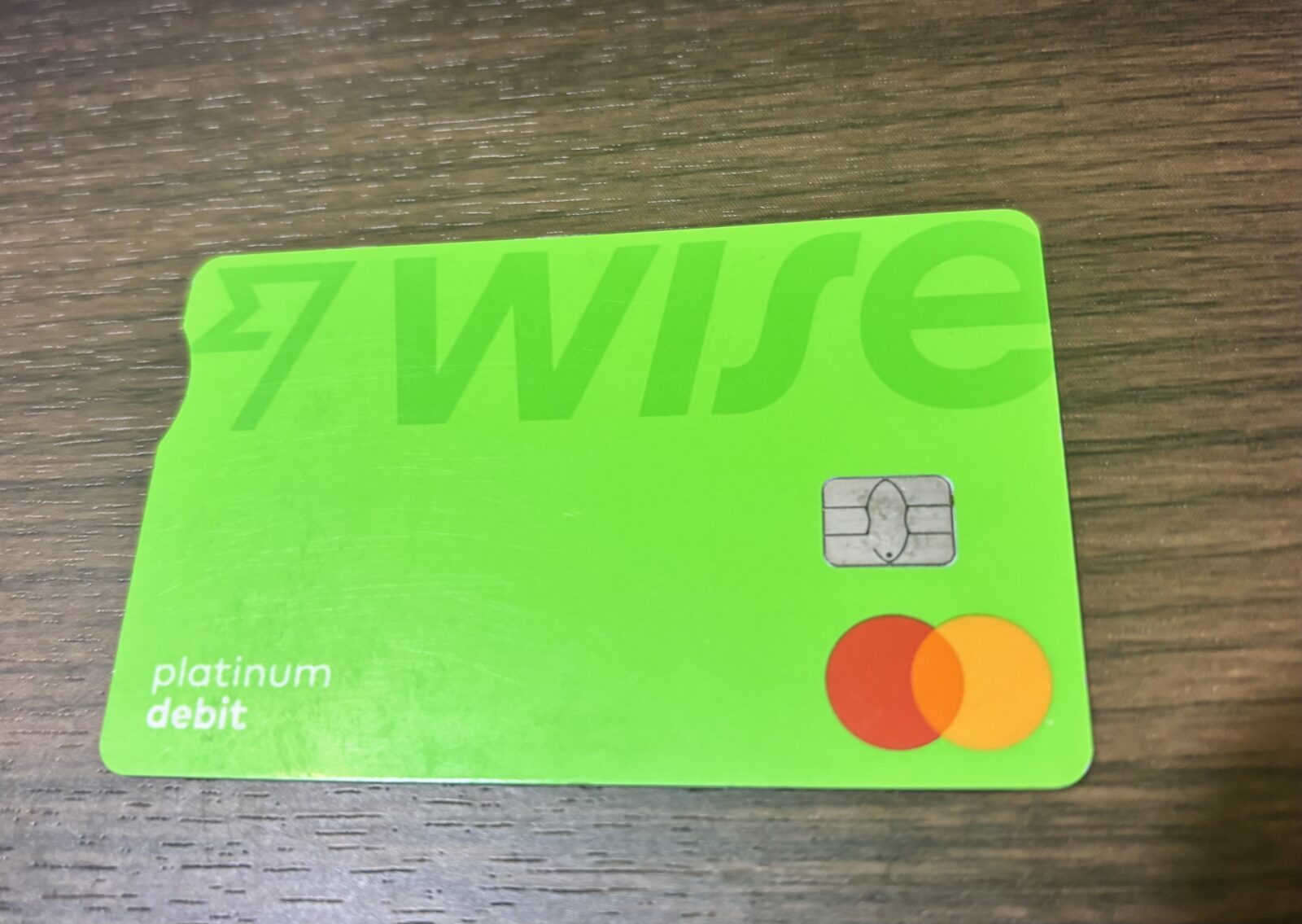 Wiseのデビットカード